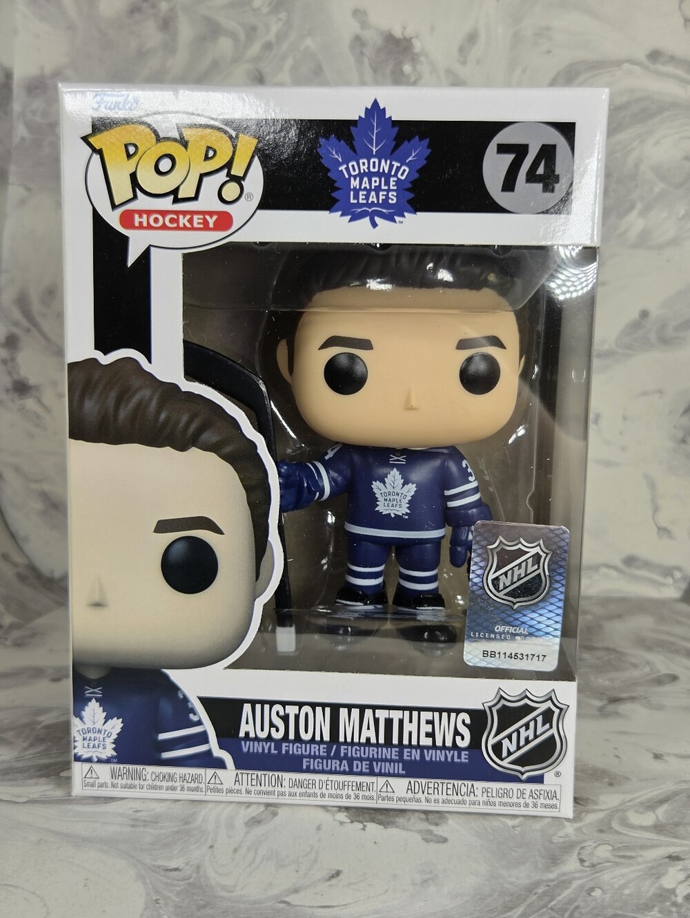 Funko Pop! NHL Maple Leafs Auston Matthews 74 MIB